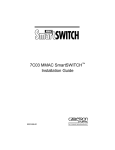 Cabletron Systems 7C03 MMAC Installation guide