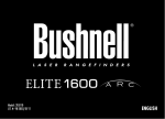 Bushnell ELITE 1600 ARC 205110 Specifications