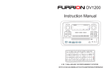 Video Systems DV8000 Instruction manual