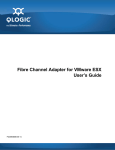 Qlogic Fibre Channel HBA and VM User`s guide