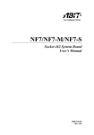Abit NF7-S2 User`s manual