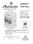 Avalon Astoria Owner`s manual