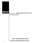 Dacor EG366 Specifications