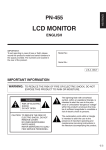 Sharp PN-455RU Operating instructions