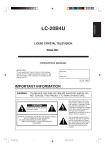 Sharp LC-20B4U Operating instructions