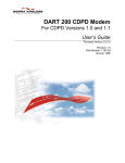 Sierra Wireless DART 200 CDPD Modem User`s guide