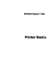 Epson C11C529001 - Stylus C84 Color Inkjet Printer User`s guide