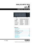 Yamaha AI8-ML8 Service manual