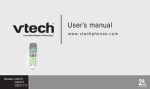 VTech CS2111-11 User`s manual
