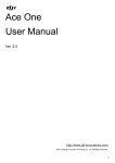 Dajiang Innovation Technology Ace One User manual