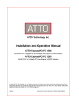 ATTO Technology FC-2600 Specifications