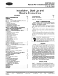 Carrier AIR-COOLED CONDENSER UNITS 09BY006-024 Specifications