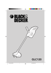 Black & Decker GLC120 Instruction manual