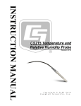 Campbell cs215 Instruction manual