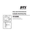 Radar Electronics TH102MS User manual