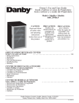 Danby DBC259BLP Operating instructions