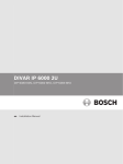 Bosch DIP-6082-8HD Installation manual