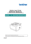 Brother 5070N - HL B/W Laser Printer Service manual
