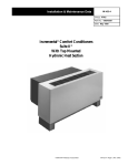 McQuay PTAC 106018561 Specifications