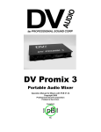 DV Audio Promix 3 Specifications