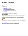 AOC 917SW User`s guide
