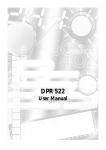 BSS Audio DPR 522 User manual
