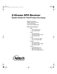 ashtech Z-Surveyor Technical data