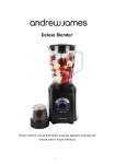 Deluxe Blender - Andrew James UK Ltd