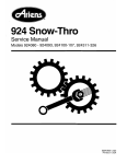 Ariens SNO-THRO 924326-ST1336LE Specifications