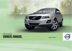 Volvo 2010 XC60 Owner`s manual