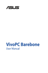 Asus VivoPC Barebone User manual