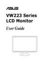 Asus VW223B User guide