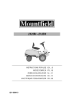 Mountfield 2135H Instruction manual