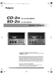 Roland CD-2u Owner`s manual