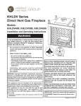 Vermont Castings KHLDV600 Operating instructions