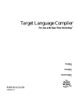 Target Language Compiler Reference Guide