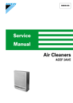 Daikin ACEF 3AVE Service manual