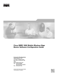 Cisco MWR-1900-27 Specifications