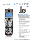 Serene CL-60A User`s manual