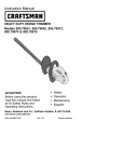 Craftsman 900.79951 Instruction manual