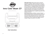 American DJ Inno Color Beam 12 Specifications