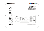 Roberts CR9910 Specifications