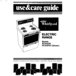 Whirlpool RF316PXP Use & care guide