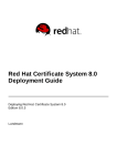 Red Hat Certificate System 8.0 Deployment Guide