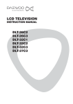 Daewoo DLT-26C3 Instruction manual