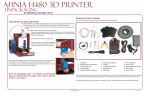 Afinia H480 Setup guide