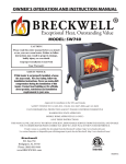 Breckwell SW740 Instruction manual