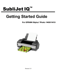 Sawgrass SubliJet IQ User manual