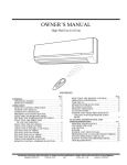 Carrier OM38/40-6 Owner`s manual
