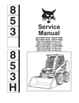 Bobcat 853H Service manual